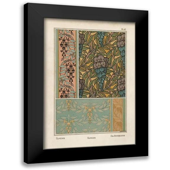 Vision Studio 11x14 Black Modern Framed Museum Art Print Titled - Nouveau Decorative IV