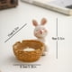 thumbnail image 3 of Easter Resin Decorative Ornament Cute Rabbitss Candle Holders Style Cute Rabbitss Candle Holders Originality Ashtray Candle Cup, 3 of 9