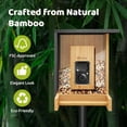 thumbnail image 6 of Birdfy AI Smart Bird Feeder with Camera, High-End Bamboo, Mini in Size, Solar Powered, Permanent AI Identifies 6000+ Bird Species with Motion Detection, Ideal Gift Present, 6 of 8
