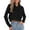 A53 Black, variant on FASHOFT Womens Cropped Hoodie with Drawstring Athletic Casual Sweatshirt for Women Workout Crop Tops Sweatshirt Long Sleeve Crop Black L