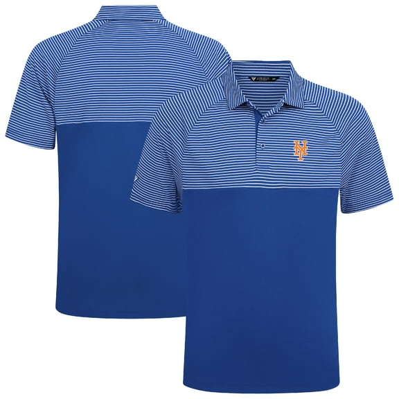 Men's Levelwear Royal New York Mets Classic Stripes Insignia 2.0 Polo