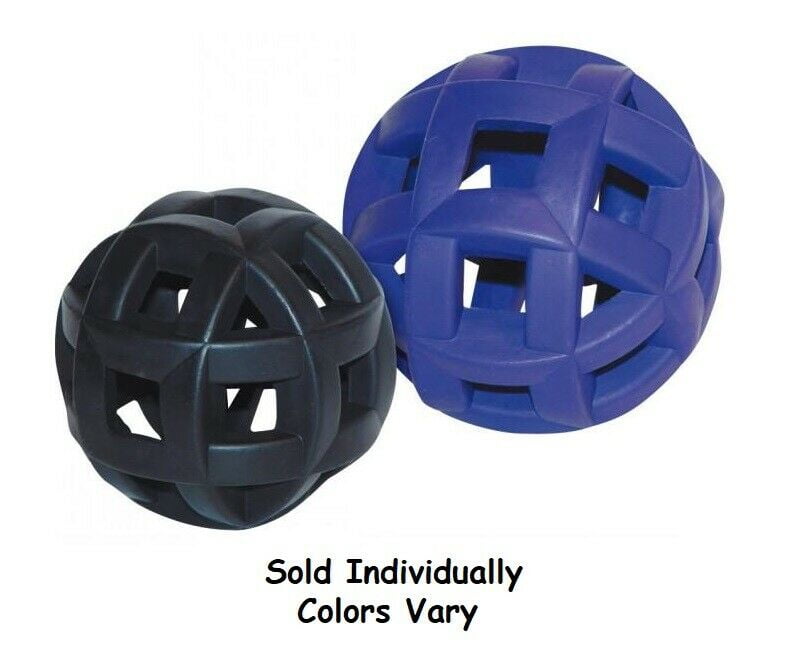 Heavy Duty Dog Toy Durable Thick Rubber Treat Dispensing Ball 5" Colors