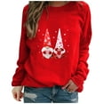thumbnail image 2 of Meichang T-Shirts de la Saint-Valentin pour Femmes Imprimé Cœur Tee Tops Manches Longues Col Rond Pull de Vacances en Solde Cadeaux de la Saint-Valentin, 2 of 3