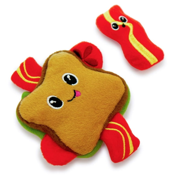 Pet Craft Supply Silly Snacks And Funny Food Crinkle Cuddling Catnip And Silvervine Interactive Cat Toys - Great For Indoor Cats Kittens All Breed Sizes