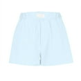 thumbnail image 5 of hotojiny Womens Casual Shorts Soft Wide Leg Baggy High Waisted Pull on Shorts Summer Fashion Beach Shorts with Pockets, 5 of 6