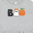thumbnail image 4 of Inktastic Halloween Boo Cute Ghost and Pumpkin Girls Toddler Dress, 4 of 5