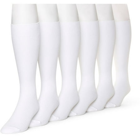 Men's Nylon Crew Socks - 6 Pairs - Walmart.com