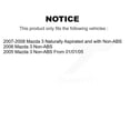 thumbnail image 2 of Transit Auto avant Droite (Côté Passager) Suspension de Roulement de Roue Inférieure Rotule Extrémité Extérieure du Tirant et Balancement Barre Stabilisateur Kit de Liaison pour Voiture Mazda 3 K77-101174, 2 of 2