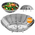 thumbnail image 2 of Archy Cesta Vaporera Cestillo Plegable 23cm Para Cocer A Vapor De Acero Inoxidable Para Alimentos Verduras Carnes, 2 of 5