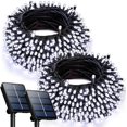 thumbnail image 1 of Cadena de luces solares OZS, 2 unidades, 240 LED, 29 m, impermeables para exteriores, 1 of 9