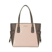 Michael Kors Women's Leather Mk Tote Handbag, Fawn