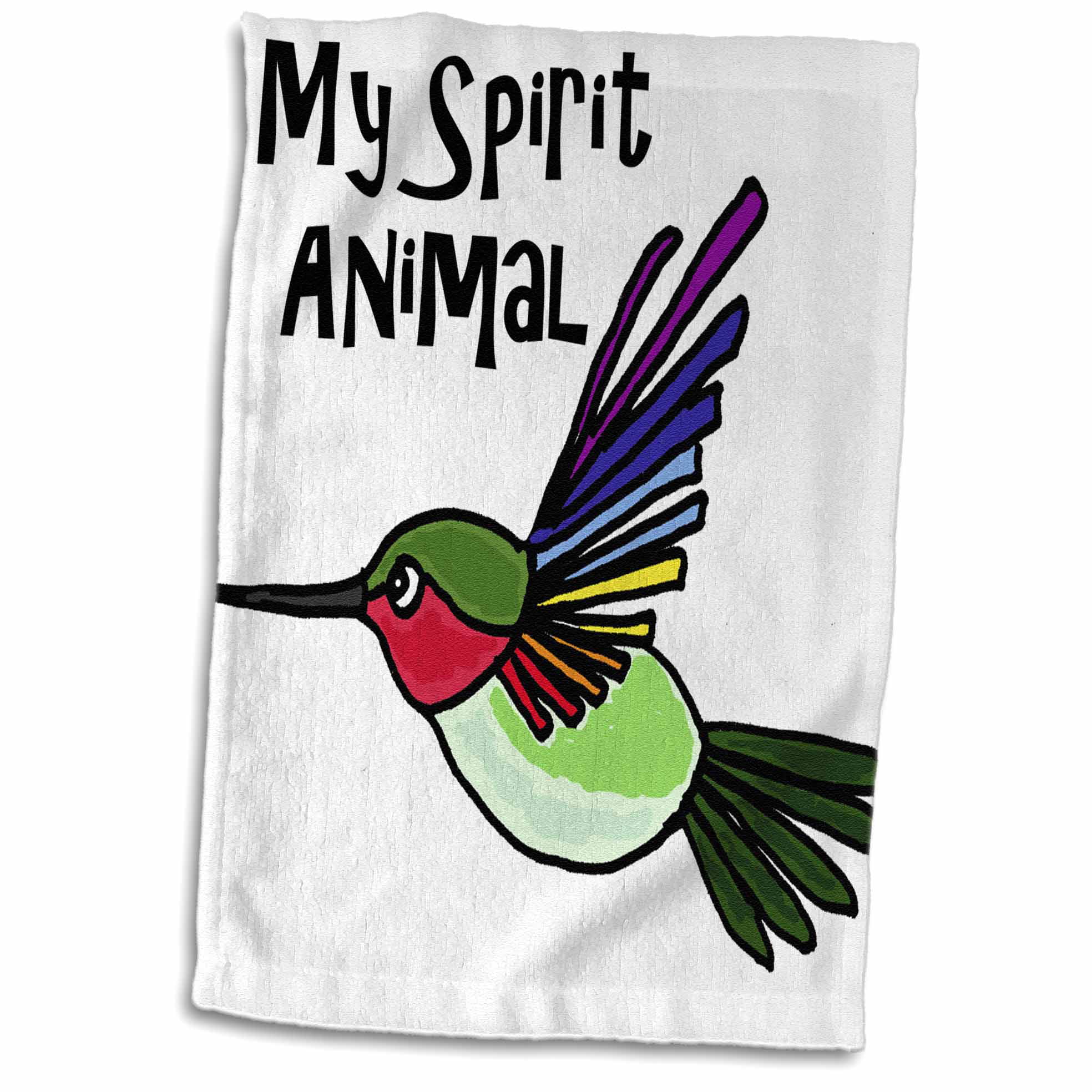 Personalised Luxury Towels Hand & Bath Towels Hummingbirds on Facecloths 