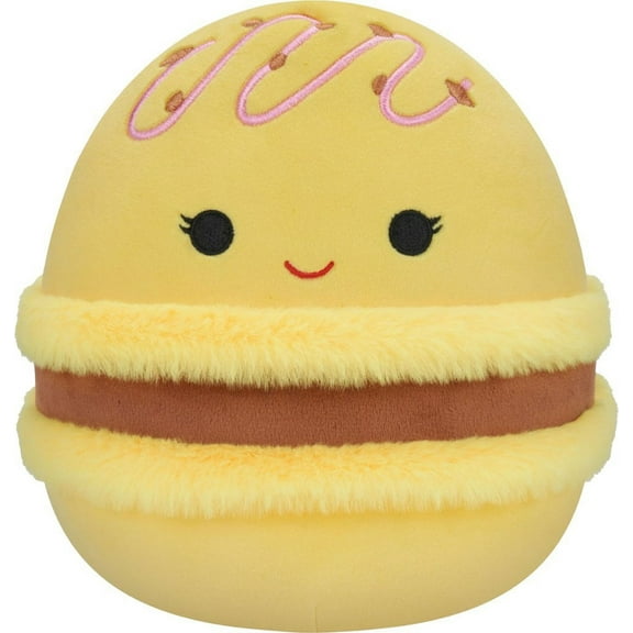 Squishmallows 16-inch Visconti the Lemon & Chocolate Macaroon Plush