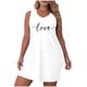 thumbnail image 1 of Camisa de Manga Corta Vestido para las Mujeres Suspender Suelto Vestido de Noche sin Mangas, Cómodo Vestido para Dormir en Casa, 1 of 6
