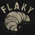 thumbnail image 2 of Funny Flaky Croissant Food Joke Womens Slim Fit Graphic Tee Brisco Brands S, 2 of 6