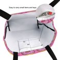 thumbnail image 6 of FORMRS Womens Canvas Tote Bag with Zipper Inner Pocket Shoulder Handbag, Pink Doughnuts, 6 of 7