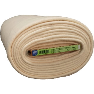 Pellon Polyester Quilting Batting. White. 60 x 20 Yards by the Bolt 1 Pack