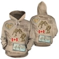 thumbnail image 3 of Sudadera con capucha con estampado 3D de la bandera de Canadá Always In Me para hombre y mujer, sudadera de gran tamaño, moda urbana, sudadera deportiva para niños, ropa Y2k, 3 of 5