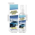 thumbnail image 3 of Windshield De Icer Spray – Fast Ice Melting Formula – Clears Frost & Ice Instantly – Winter Care Spray For Windows Locks & Wipers – Works In Extreme Cold 100ml, 3 of 9