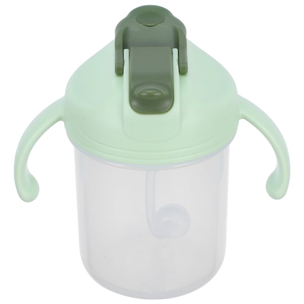 Vaso con pajita práctico, vaso con pajita para el cuidado de ancianos, vaso con tapa de pajita, vaso portátil, vaso antiderrames para ancianos postrados en cama.
