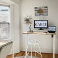 thumbnail image 4 of Vintage Office Artwork Wall Decor In This Office Motivational Posters Brown Maple Tree Picture Print on Canvas Inspiring Wall Art for Home School Office Decoration Framed Inspirational Gifts 12x16inch, 4 of 6
