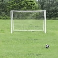 thumbnail image 2 of Soozier 9.8 x 6.6ft Soccer Goal, Portable Soccer Practice Net with PE Net, 2 of 10