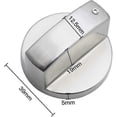 thumbnail image 2 of Perillas de control universales de metal para estufa de gas (6 mm), 6 unidades, para cocina, horno, vitrocerámica, s20241224258, 2 of 5