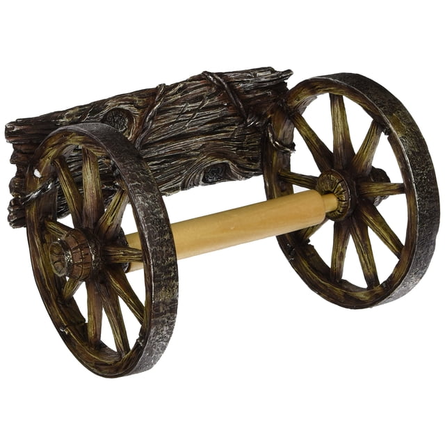 Soporte para papel higiénico montado en la pared Wagon Wheel Accent Plus