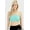 AQUA MARINE, variant on Women's & Juniors Basic 7" Seamless Padded Tube Top Bra Bandeau