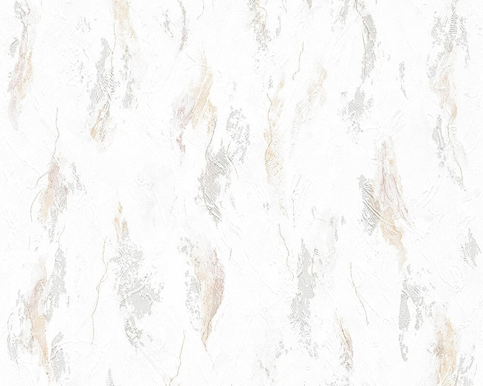Ok6, Textile Papier Peint Blanc Naturel Frais pour Jardin
