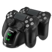 DOBE Dual Charging Station for PS4 DualShock 4 Controllers, LED Indicator USB Powered Fast Charger with Anti-Slip Base