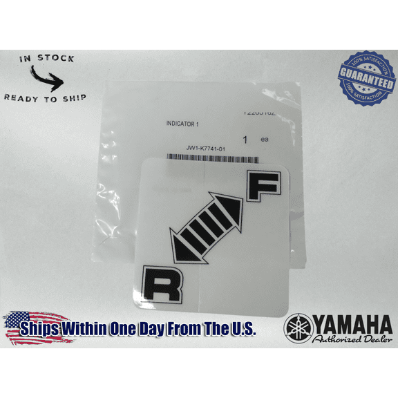 Yamaha OEM GOLF CART BUGGY FORWARD REVERSE HANDLE SAFETY DECAL JW1-K7741-01