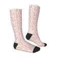 thumbnail image 3 of Picia Women Crew Soft Moisture-wicking Socks Rabbit Pattern Design Cotton Socks, One Size fit All, 3 of 9