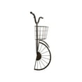 thumbnail image 2 of Woven Paths Distressed Rust Iron Bike with Basket Wall Decor, 17" x 8.25" x 30", 2 of 5
