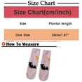 thumbnail image 2 of Pyhlmscde Pumpkin Bat Cute Printed Halloween Socks, Halloween Socks for Women, Fluffy Socks, Crew Socks for Women, 2 of 3