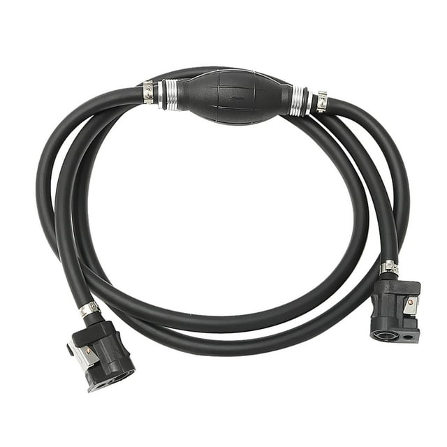 Manguera de de 3/8 , Bombilla de Caucho, Abrazaderas de Manguera de material acero Inoxidable 360 degree