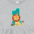 thumbnail image 4 of Inktastic First Birthday Boy Lion 1 Year Old Girls Baby Dress, 4 of 5