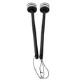 thumbnail image 2 of 2 mazos de batería con cordón, accesorios para instrumentos musicales para equipos de trompetas. 325 cm blanco negro, 2 of 9