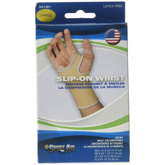 Sport Aid Slip-On Write Support Brace, Large