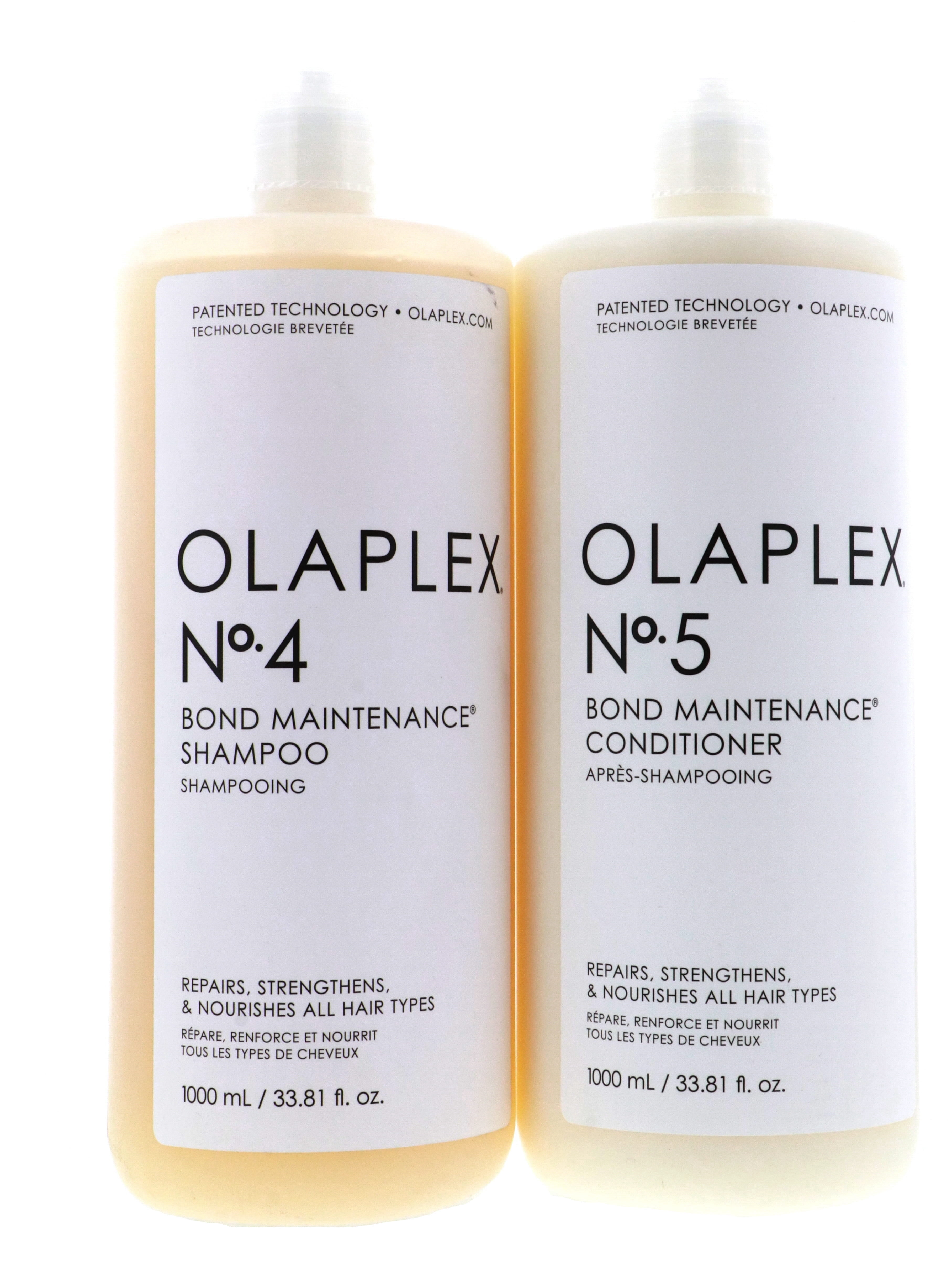 【本日限定】Olaplex No.4 & No.5 1000ml Olaplex No 4 & No 5 Shampoo and Conditioner Liter Duo with Pumps