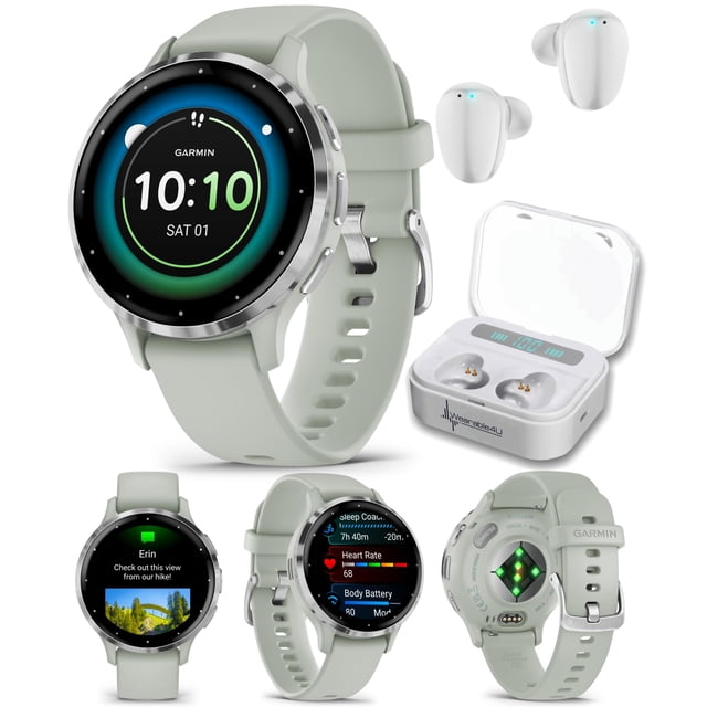 Smartwatch Garmin Venu 3S Wearable4U 41 mm Pantalla AMOLED GPS y Funciones de Salud
