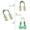 thumbnail image 3 of Juego de pinzas para la nariz, férula Nasal para dormir nocturna, pinzas para la nariz combinadas de Gel de sílice tipo U (verde), 1 Juego, 3 of 6