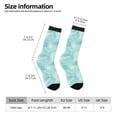 thumbnail image 2 of Vsdgher Blue Marble Crew Socks for Men & Women, Breathable Casual Athletic Ankle Socks, 2 of 6