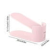thumbnail image 3 of Qocolhg Shoes Storage Rack, Home Organization Shoe Racks, Double Layer Shoe Holders Versatile and Strong Rack for Family Use and Student Dorms, Space Saving, Pink, 3 of 6