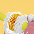 thumbnail image 5 of 360° Baby Toothbrush with Suction Base Infant Silicone Toothbrush Teethers for Babies Teething Toys,1pc ( duckling), 5 of 5