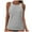 Grey, variant on COMVALUE Racerback Tankini Tops for Women 2026 Padded High Neck Swim Tank Top Only (Navy, M)