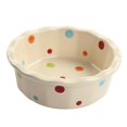 thumbnail image 6 of Dogs and Cats Food Water Bowls Ceramic Pet Bowls Cute Dogs Feeding Bowls Dish for for Indoor Cats Kitten Puppy Rabbit Small Animal Diameter 5.5Inch Beige, 6 of 7