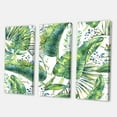 thumbnail image 3 of Designart ' Ancient Pattern Of Banana Leaves ' Lake House Canvas Wall Art Print, 3 of 3