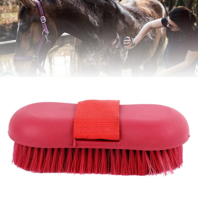 Brosse à Cheval, Brosse de Massage Multifonctionnelle en Matériau PP pour Écurie