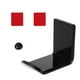 thumbnail image 2 of Injueey Soporte de almacenamiento de acrílico para auriculares Estante desmontable para auriculares de oficina Electrónica Negro 1 PC, 2 of 6